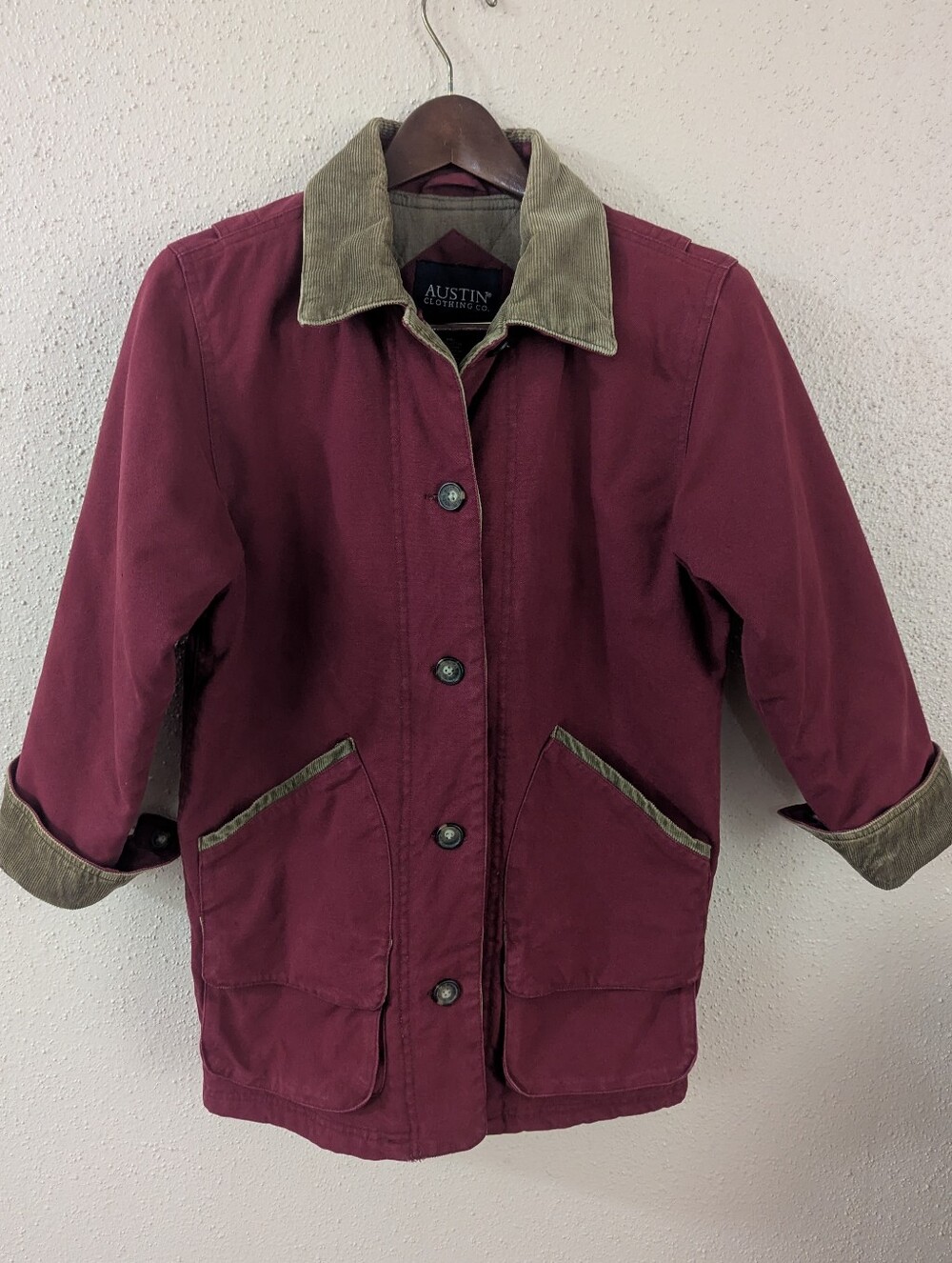 Austin Clothing Co. Women's Burgundy Barn Jacket
